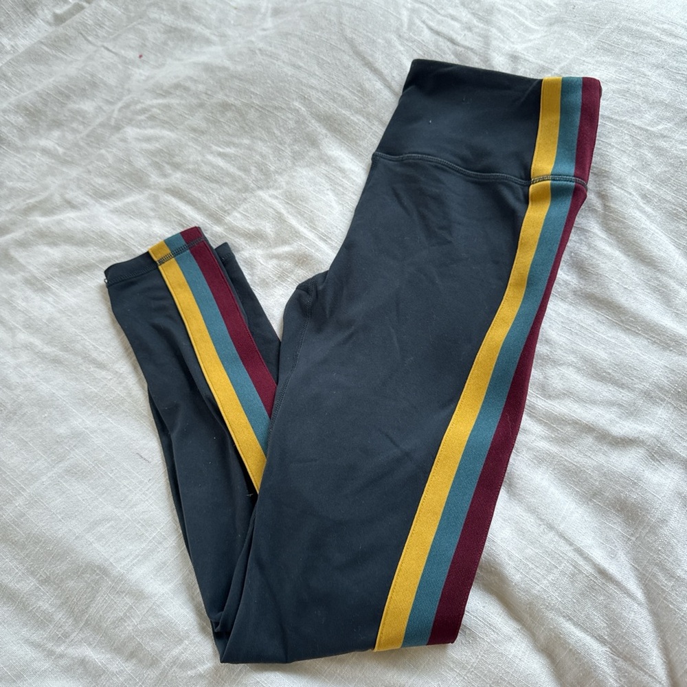 Spiritual Gangster Striped Leggings